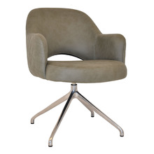 Lex Upholstered Trestle Armchairs (Set of 2)